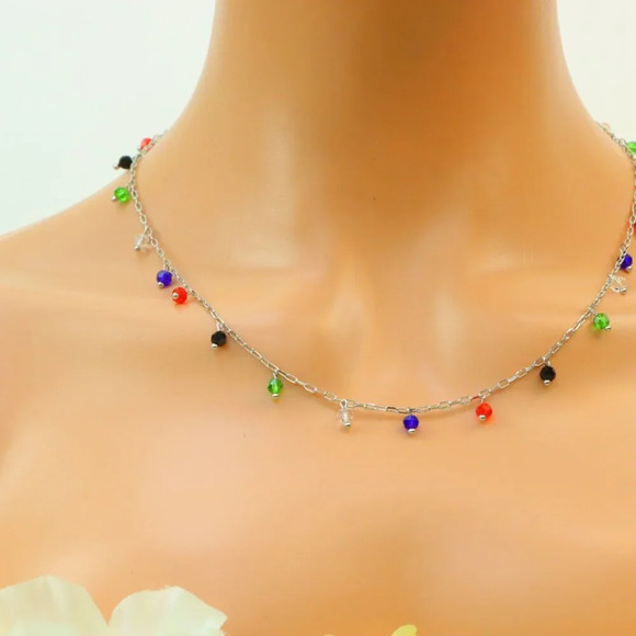 Minimalist Necklace, Sleek & Modern Design, Women’s Fashion, YC110355-N - Picture 3 of 10